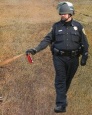 Berkeley Police officer John Pike having some pepper spray fun